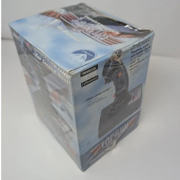 Thrustmaster Top Gun Official vintage 1996 Flight Stick Joystick for PC Unopened